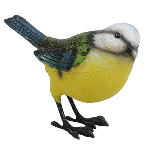 Mésange bleue déco jardin figurine oiseau en résine extérieure AB Tools durable