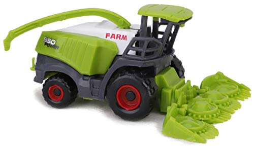 Toyland® Set mit 5 grünen Spielzeugen für Landmaschinen aus Metalldruckguss - jeweils ca. 4,5 cm - Enthält Traktoren, Mähdrescher und mehr!