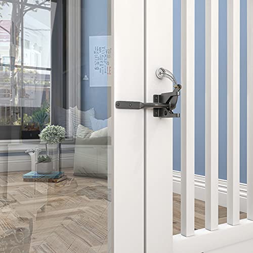 Tehaux Gate Latch Cable Pull, 2 Sets Wooden Cable Replacement Gate Pull Opener Loaded Fence Spring Adjustable Door Latch Gate Opener For Metal Wooden Door #TOP6