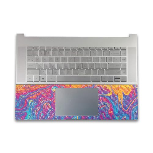 Image of Carbon Fiber Gaming Skin Compatible with HP Envy x360 16 inch (2023) - Paint Currents - Premium 3M Vinyl Protective Wrap Decal Cover - Easy to Apply | Crafted in The USA by MightySkins