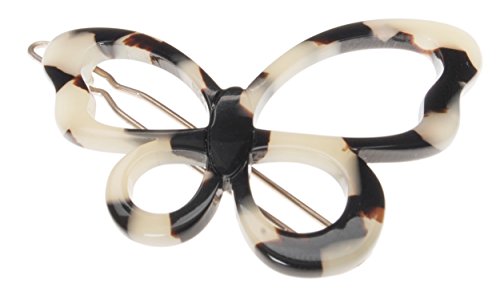 Pasador con forma de mariposa grande France Luxe para sujetar cabello grueso