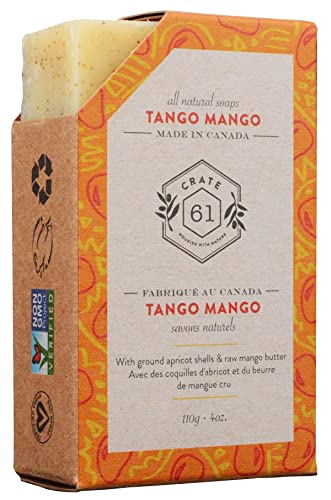Crate 61, Vegan Natural Bar Soap, For Him Scents Variety Pack, 6 Pack, Handmade Soap With Premium Essential Oils, Cold Pressed Face And Body Bar Soap For Men And Women (4 Oz, 6 Bars) For Him 6 Pack #TOP5