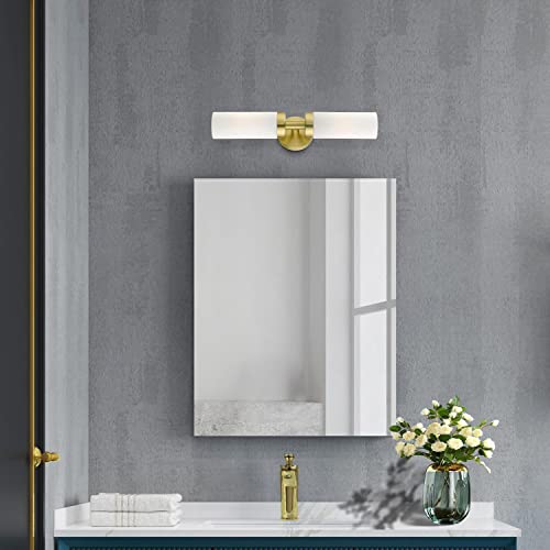 Image of Livex Lighting, 15072-12, Aero, ADA Vanity Sconce, Satin Brass