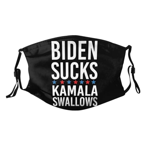 Biden Sucks Kamala Swallows Adult Dust Mask Adjustable Dust Face with 2 Filter72