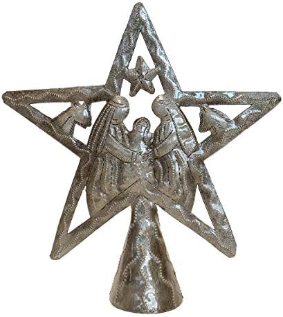 Tree Topper - Nativity | Haitian Steel Metal Drum Art