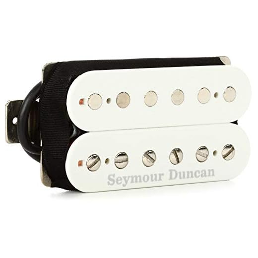 Pastilla de guitarra Seymour Duncan SH-4 JB Humbucker. Blanco.