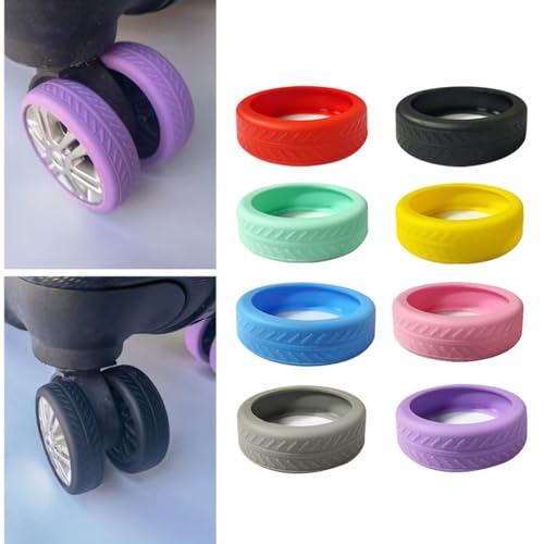 10pieces Silicone Wheel for Luggage Absorb Shocks and Protect Your Suitcase Fashionable Wheel Accessory2
