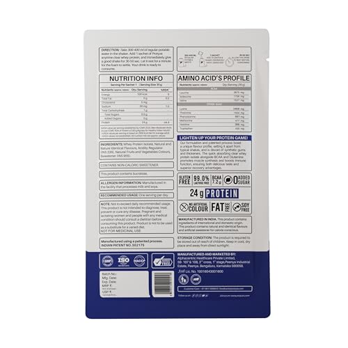 Image of Protyze Anytime Clear Whey Protein (5 Servings, Blueberry Crush)