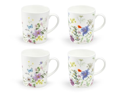 Gracie Wild Meadow 12-Ounce Mugs