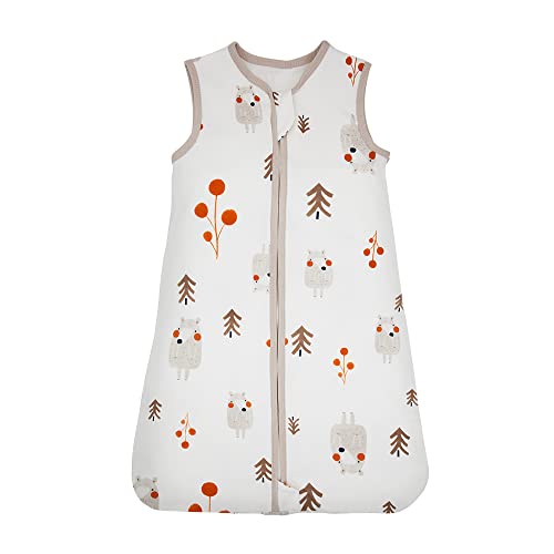 Image of HOUSABY Baby Wearable Blanket,Summer Cotton Sleep Sacks 1 Pack Unisex Toddler Sleeping Bag Sack, 0.5 TOG with 2-Way Zipper