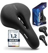 NEXTCOVER Fahrradsattel mit Memory-Foam 2.0 und [Volume-Air] Federung I maximaler Fahrkomfort I ...