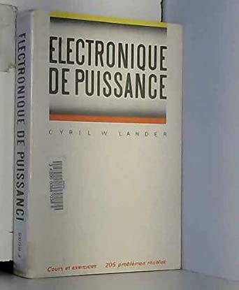 Amazon.fr - L'électronique de puissance : cours et exercices - 205 ...