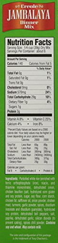 Tony Chachere Rice Dinner Mix, Jambalaya, 4 Count #TOP3