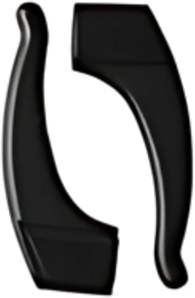 1 Par Suporte Gancho Para Segurar Óculos Silicone Criança Adulto Preto ou Transparente Discreto