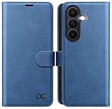 Protection Totale: Offrez à votre Galaxy S26 une protection antichoc complète contre les chutes, rayures et impacts quotidiens. La construction combine un cuir PU souple et durable de qualité supérieure résistant aux traces, avec une coque intérieure en TPU renforcé dotée de bords surélevés pour protéger l'écran et l'appareil photo. Cette combinaison offre une prise en main antidérapante et une sensation de luxe au quotidien.