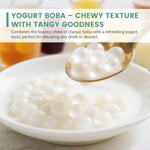 Image of Soeos Yogurt Flavored Popping Boba Pearls, 6.6 lbs (3Kg)