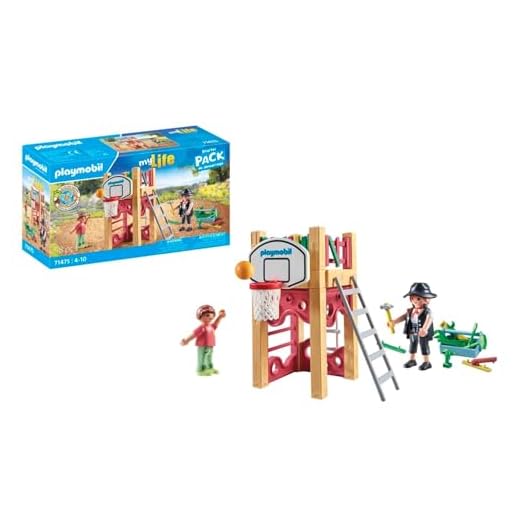 Playmobil 71475 Charpentier avec Tourelle de Jeu