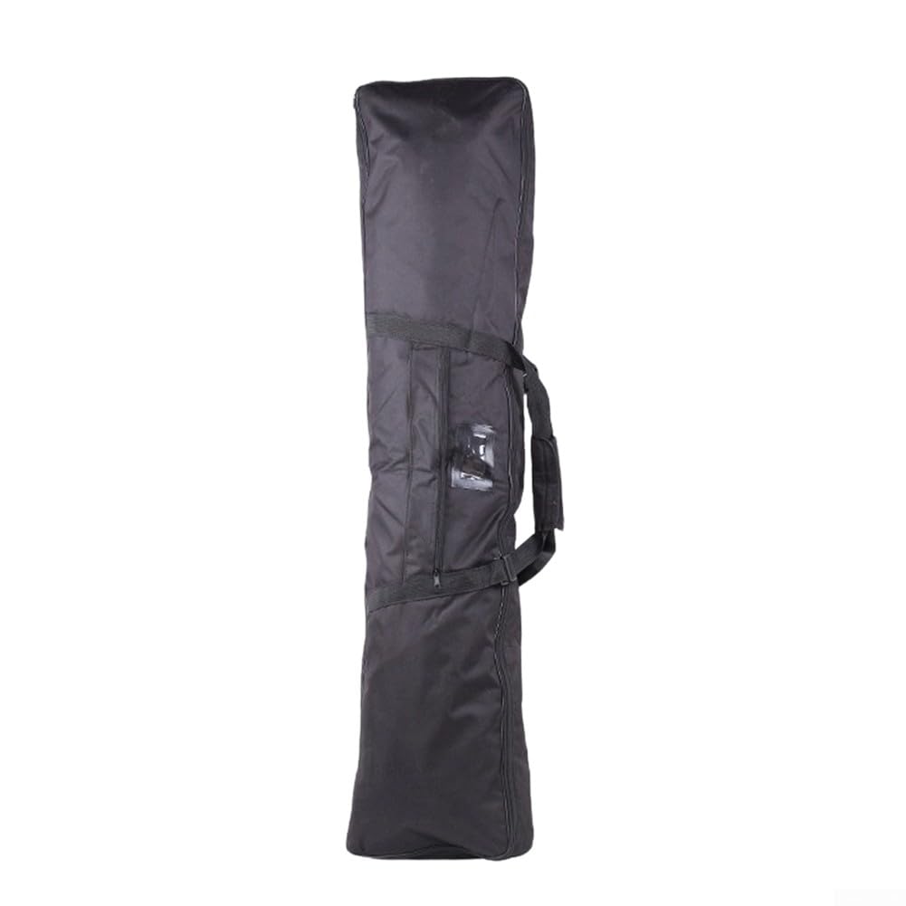 Leichte, abriebfeste Leinen-Bogentasche für abnehmbare Recurvebögen, 135 cm, 150 cm oder 172 cm, Schwarz