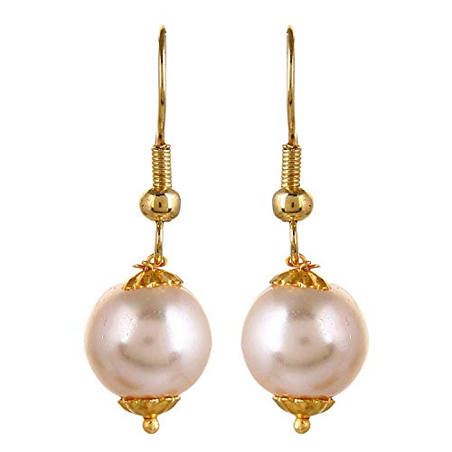 Plated Wedding Pearl Choker Necklace Set (N82087_D1)