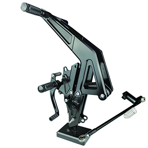 Krace Motorcycle Rearsets Foot Pegs Rear Set Footrests Brake Shift Pedals Fully Adjustable Foot Boards Fit For Kawasaki Ninja 650R Er6F Er6N 2012 2013 2014 #TOP4