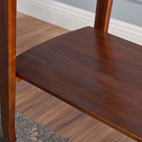 Christopher Knight Home Cadman Indoor Mid-Century Modern Acacia Wood Bar Set, Rich Mahogany #TOP3