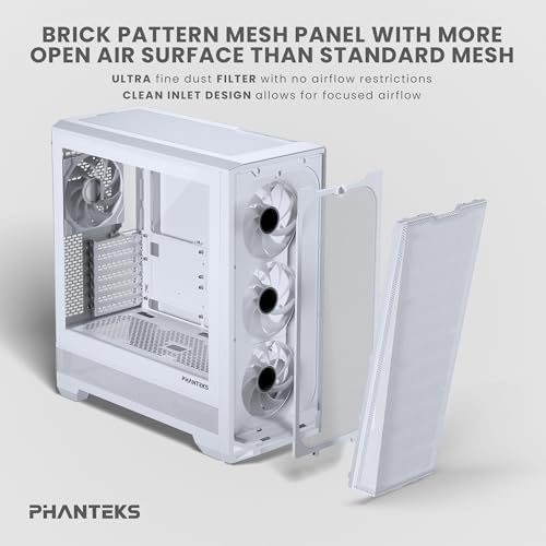 Image of PHANTEKS Eclipse G400A Tempered Glass ATX MID-Tower Computer CASE - White