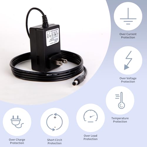 Image of 9V Power Supply Compatibility with Boss PSA Adapter 9V DC Power Cord for Guitar Pedal Boss PSA-120S DS-1 RC-1 RC-3 TU-2 TU-3 SD-1 RV-5 RV-6 DD-3 DD-7 DD-20 ME-50 ME-80 GT-10 HM-2 GT-1B