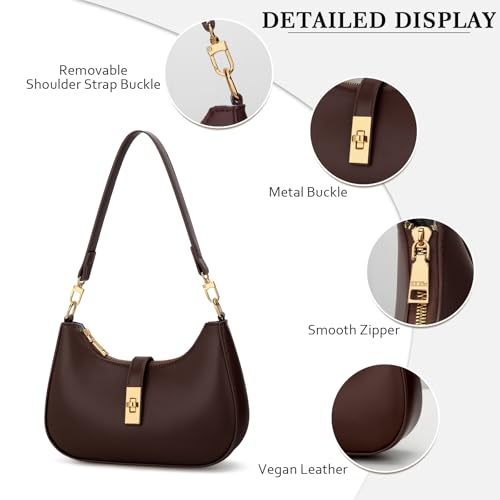 Image of KKXIU Shoulder Bag for Women Cute Hobo Vegan Leather Handbag