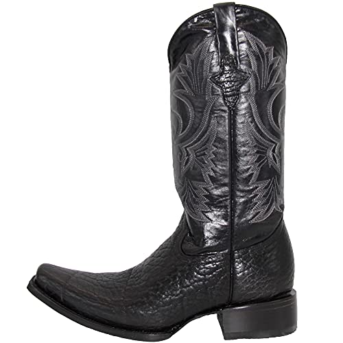 Westerns Shops Men’s Genuine Leather Luxury Bull Neck Print Western Cowboy Boot3