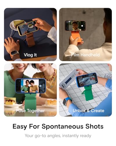 Image of MOFT Phone Tripod Wallet for iPhone, Mulit-Angles, Lightweight & Portable Phone Stand, MOVAS Vegan Leather Magnetic Wallet, Strong Magnets, NFC Card Holder,Travel Essential, Oz Green (with Card Slot)