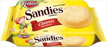Keebler Sandies Simply Shortbread Cookies 11.2 oz (Pack of 12)