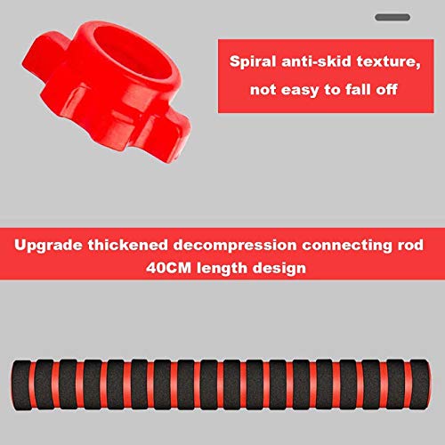 Dumbbells Barbell Set met Drijfstang, Verstelbare Dumbbells Set, Verstelbare Lifting Training Set voor Mannen en Vrouwen… - Afbeelding 6