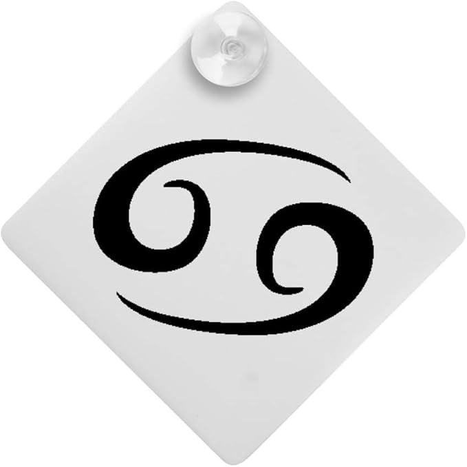 Azeeda 'Cancer Sign' Suction Cup Car Window Sign (CG00028130)