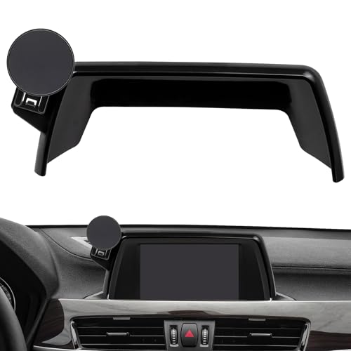 TUYICN Magnetic Car Phone Holder-Compatible with BMW X1 X2 2016-2019 Accessories 6.5 inch Touchscreen Fixed Clip,360°Rotation Magnetic Phones Stand Compatible with MagSafe (not fit 8.8 inch)