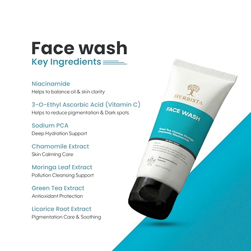 Image of Gentle Hydrating Face Wash | Sulphate-Free Cleanser with Niacinamide & Vitamin C, Botanical Extracts | All Skin Types | 50 ml
