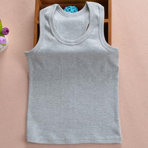 Girls Boys Racerback Sleeveless T-Shirts Kids Summer Cotton Soft Comfort Tank Tops Casual Breathable Undershirts Tee4