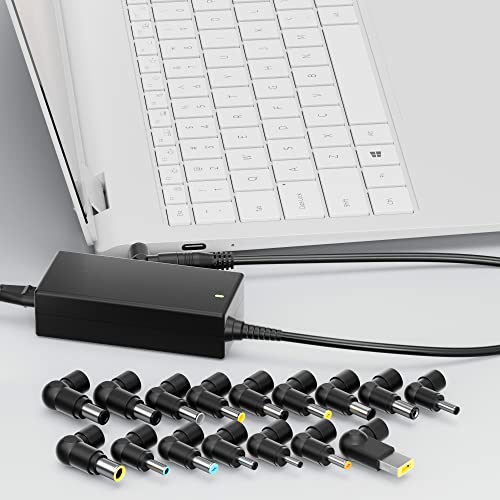 Zozo 90W Ac Laptop Charger For Hp Dell Toshiba Ibm Lenovo Acer Asus Samsung Sony Fujitsu Gateway Notebook Ultrabook Chromebook Dc Output 15V 16V 18.5V 19V 19.5V 20V Power Adapter Supply Cord #TOP4