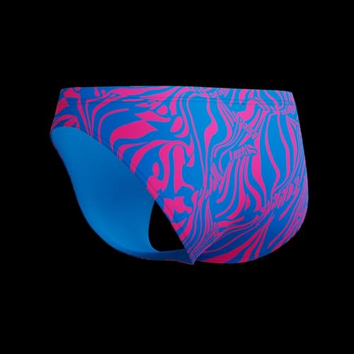 Speedo Herren Beachstar Badehose mit Print 5 cm | Statement Style | Flexibles Material | Strandmode Schwimmbekleidung, Rot, 32