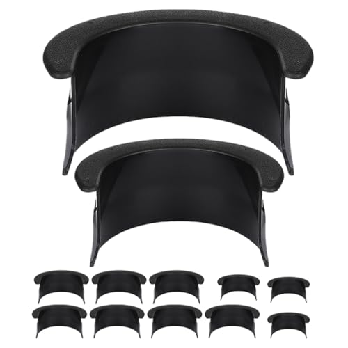 TOGEVAL Revestimientos para Mesa de Billar 12 Piezas Plástico Estándar Bolsillos Medios y Laterales para Mesa de Billar Accesorios de Recambio Protección y Mantenimiento