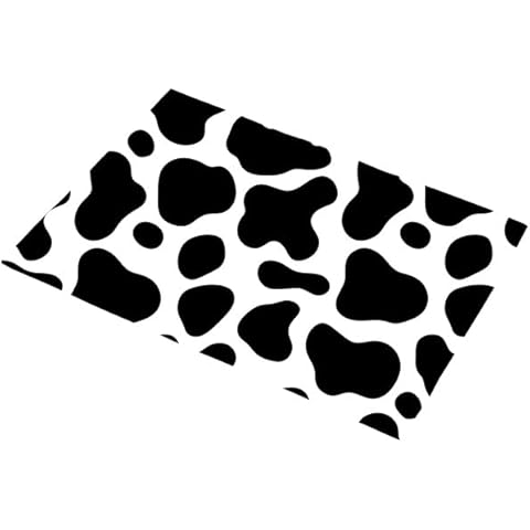 Retro Black White Cow Cattle Animal Print Bathroom Bathtub Rug Door Mat Non Slip Absorbent Bath Rug Carpet for Home Kitchen Toilet Entrance Floor Rugs 16x24inch (Cow Print) Cover