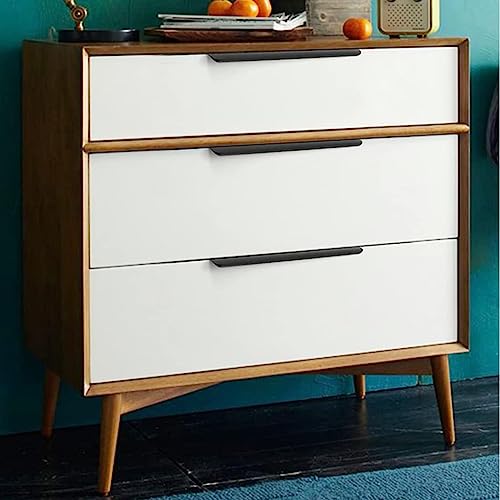 Poignée d'armoire dissimulée noire pour cuisine moderne et dressing