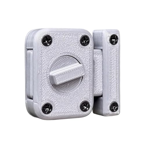 Perno De Puerta Para La Noche - Cerradura De Seguridad Silenciosa Y Deslizante | Accesorios Seguros Y Reforzados | Para El Hogar, Dormitorio, Dormitorio Y Oficina