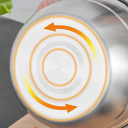 Vista 5 de SHYPT 1.5L Stainless Steel Steamer Pot Soup Pot Cooking Multi-purpose Cookware With Steamer Pot Kitchen Non-stick Pan General Use