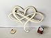 Personalized Infinity Symbol Custom Wood Wedding Sign Couple Names Established Year Heart Sign Wooden Love Heart Shape Wedding Gift Wall Hanging Door Hanger Est. Family Gift for Couples Home Decor