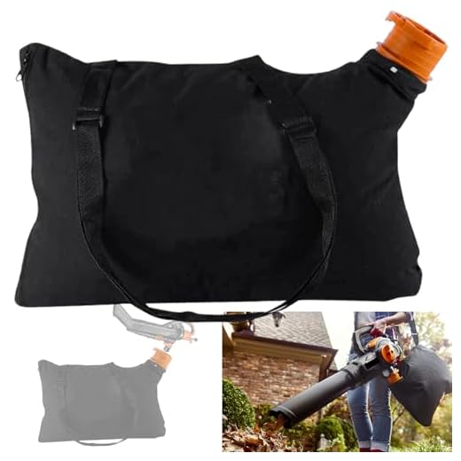 ZHIXING 50026858 Trivac Leaf Collection Bag (WGBAG500) for Worx Vacuum Cleaner 12 Amp Blower - Leaf Blower Collection Bag 50015035, Replaces WG500, WG501, WG502, WG505, WG508, WG509, WG518