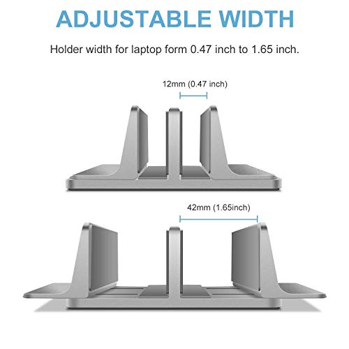 Base vertical ajustable para laptop hasta 17.3 pulgadas miniatura 3