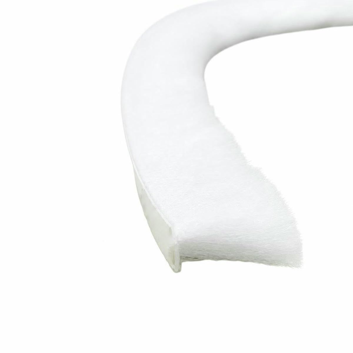 3.0Meters Brush Strip Self Adhesive Door Window Sealing Home Window Sound Insulation Seal Film Door Swal Weather Strip-9x23 white-5M