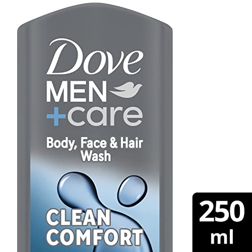 Dove Men+Care Hydrating Clean Comfort 3-In-1 Hair, Body and Face Wash with 24-Hour Nourishing Micromoisture Technology Body Wash For Men 250 Ml - Image 3