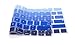 WYGCH Ombre Blue Keyboard Cover Skin for Magic Wireless Keyboard Ultra Thin Silicone Protector, 2015 US Version (MLA22LL/A)
