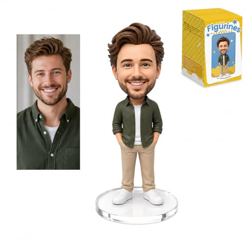 Custom Bobblehead from Photo Unique Personalized 3D Figurine for Men Women